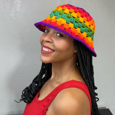 Free crochet bucket hat