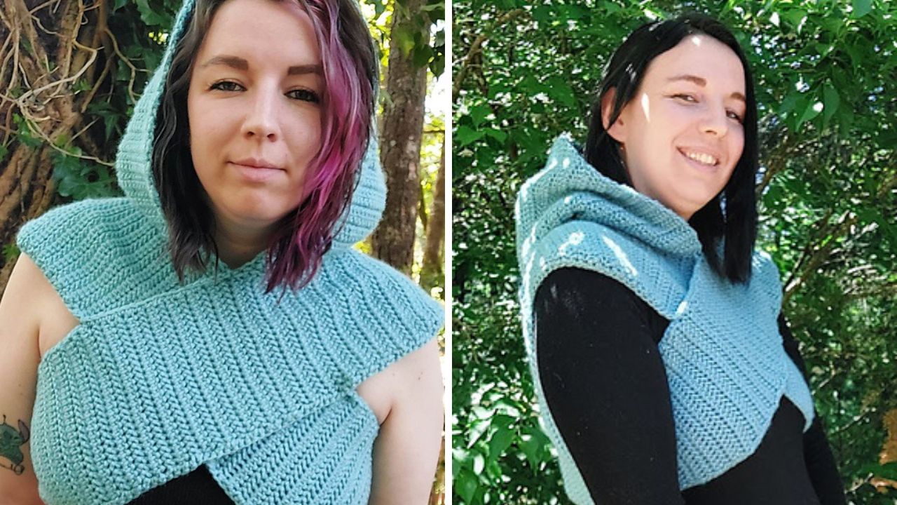 crochet hooded vest pattern
