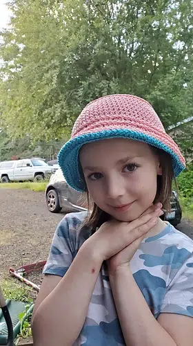 reversible crochet bucket hat pattern