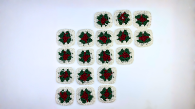 crochet granny square christmas stocking