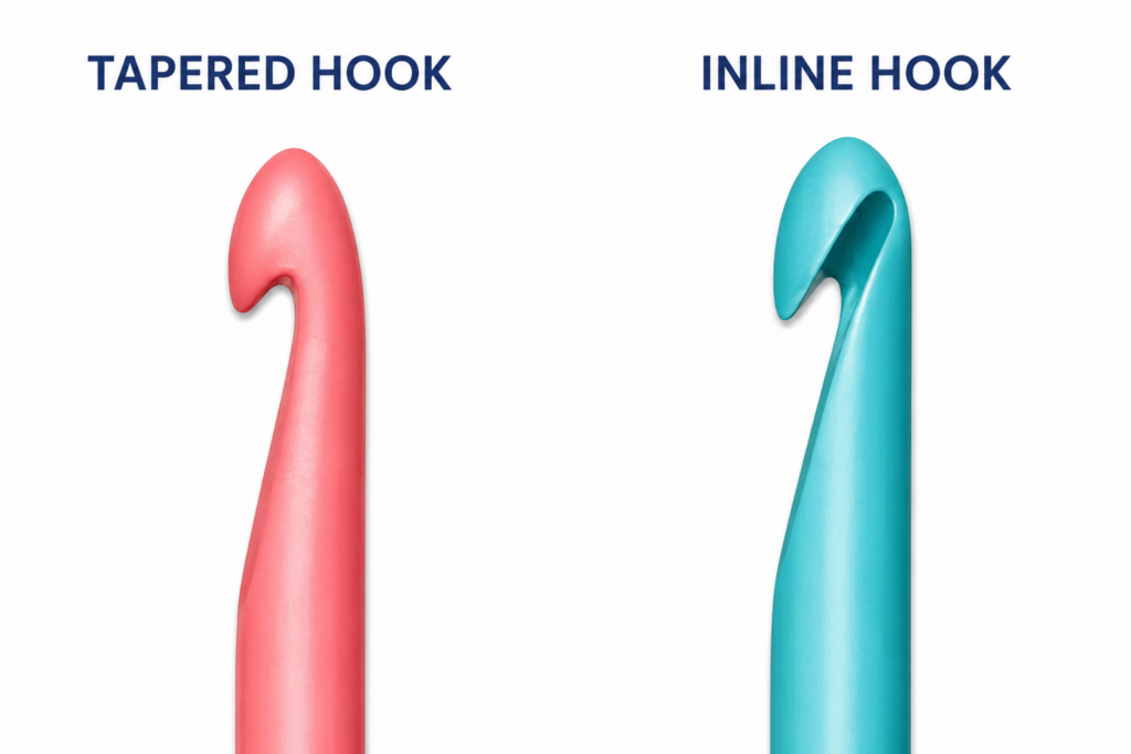 Best crochet hook sets for beginners. Tapered vs incline crochet hooks