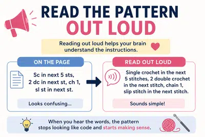 how to read crochet patterns