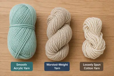Best and worst yarns for yarn splitting